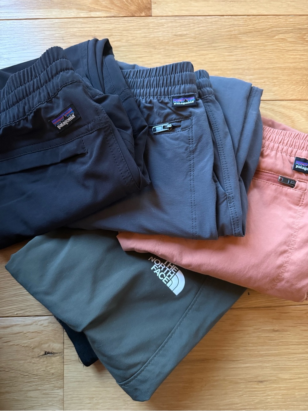 Patagonia (black, gray, clay) North Face (olive) Tech Joggers SEE PICS M/10 Kid